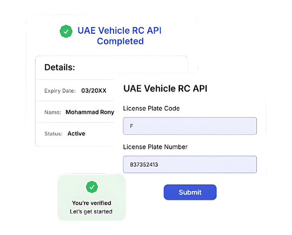 uae vehicle rc
