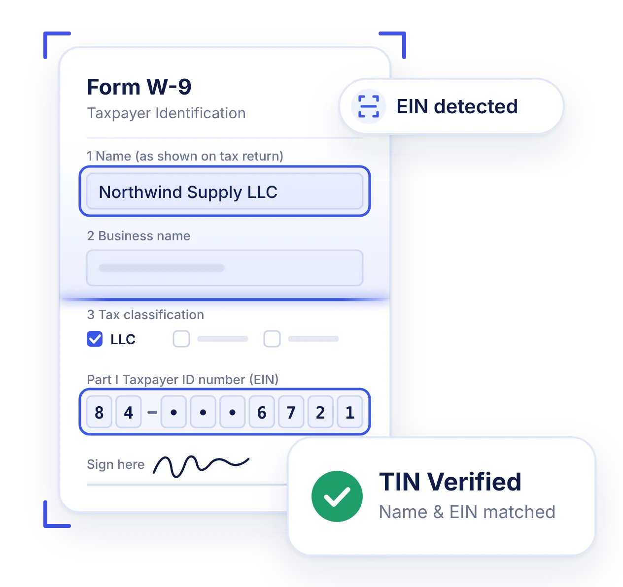 U.S. TIN ID Verification Process