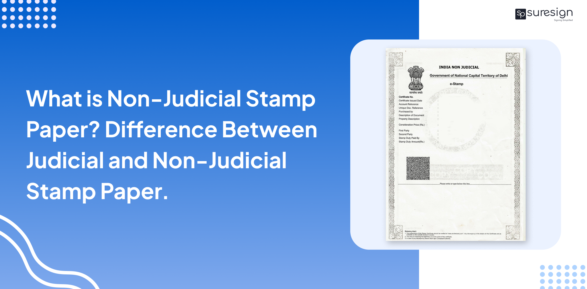 What is Non-Judicial Stamp Paper_ Difference Between Judicial and Non-Judicial Stamp Paper.