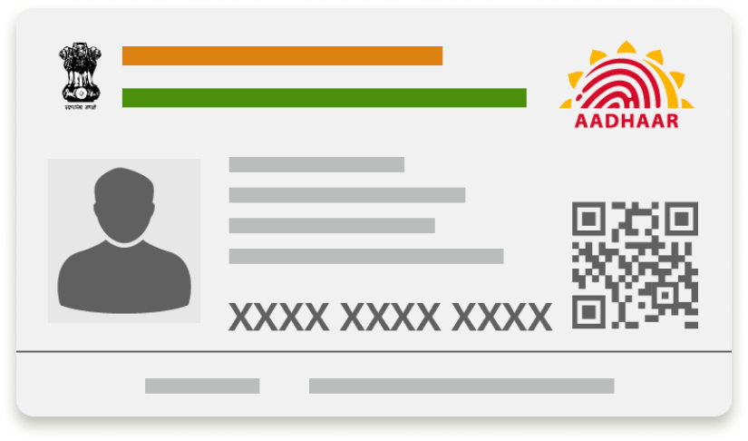 Sample Aadhaar Card