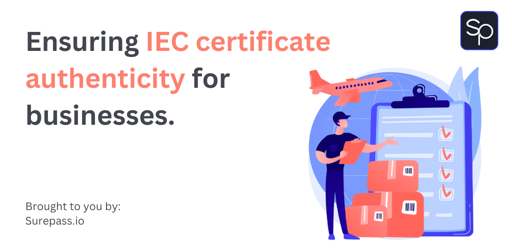 IEC Certificate authenticity for business