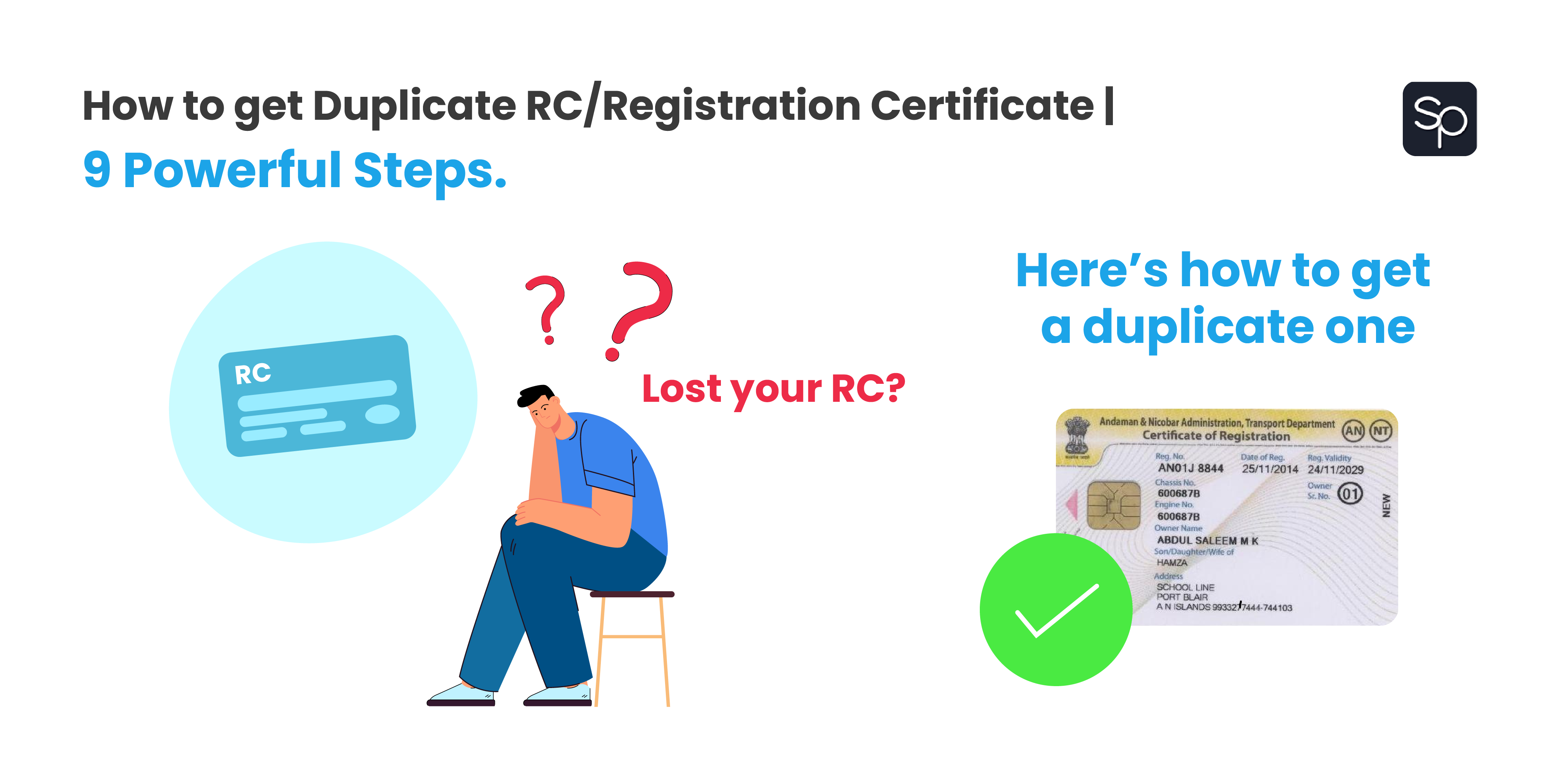 How to get Duplicate RC/Registration Certificate 9 Powerful Steps.