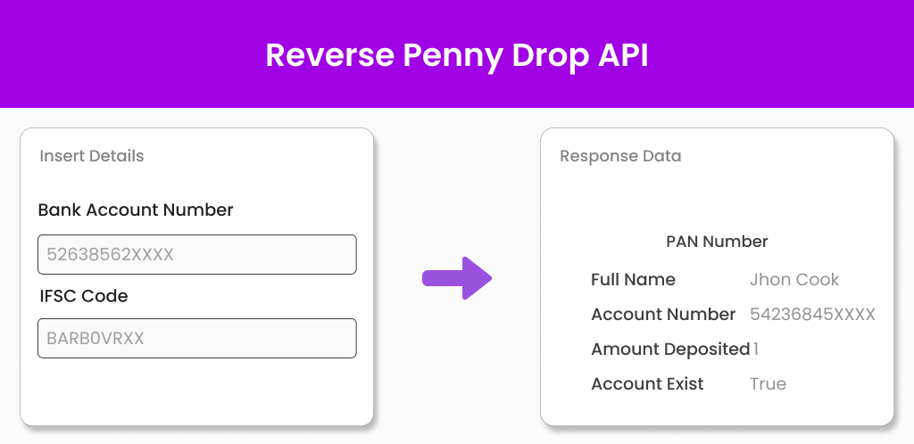 Reverse Penny Drop API