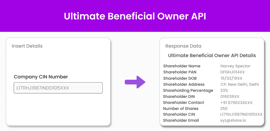 Ultimate Beneficial Owner API