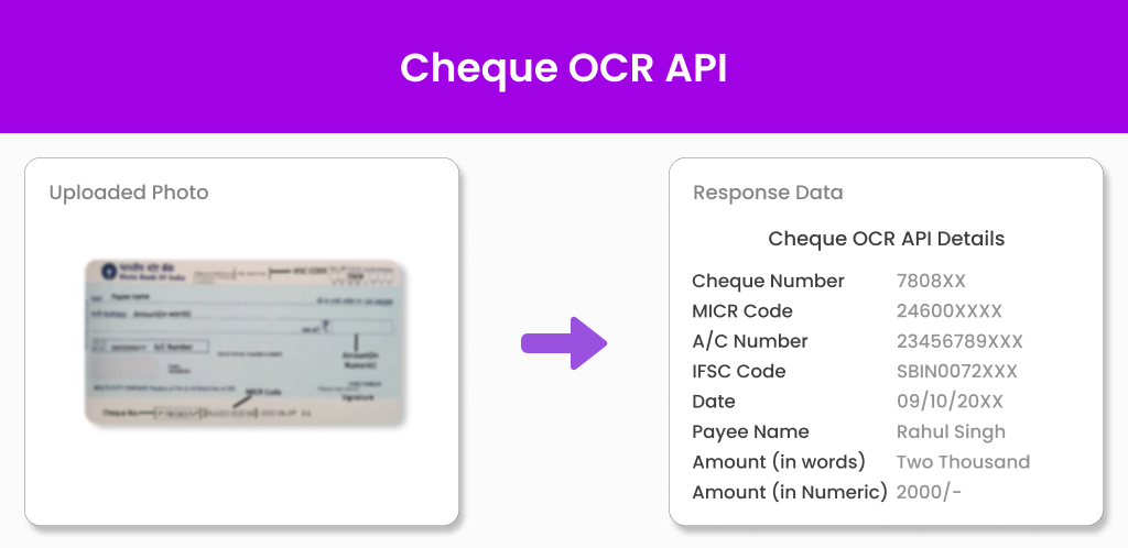 Cheque OCR API