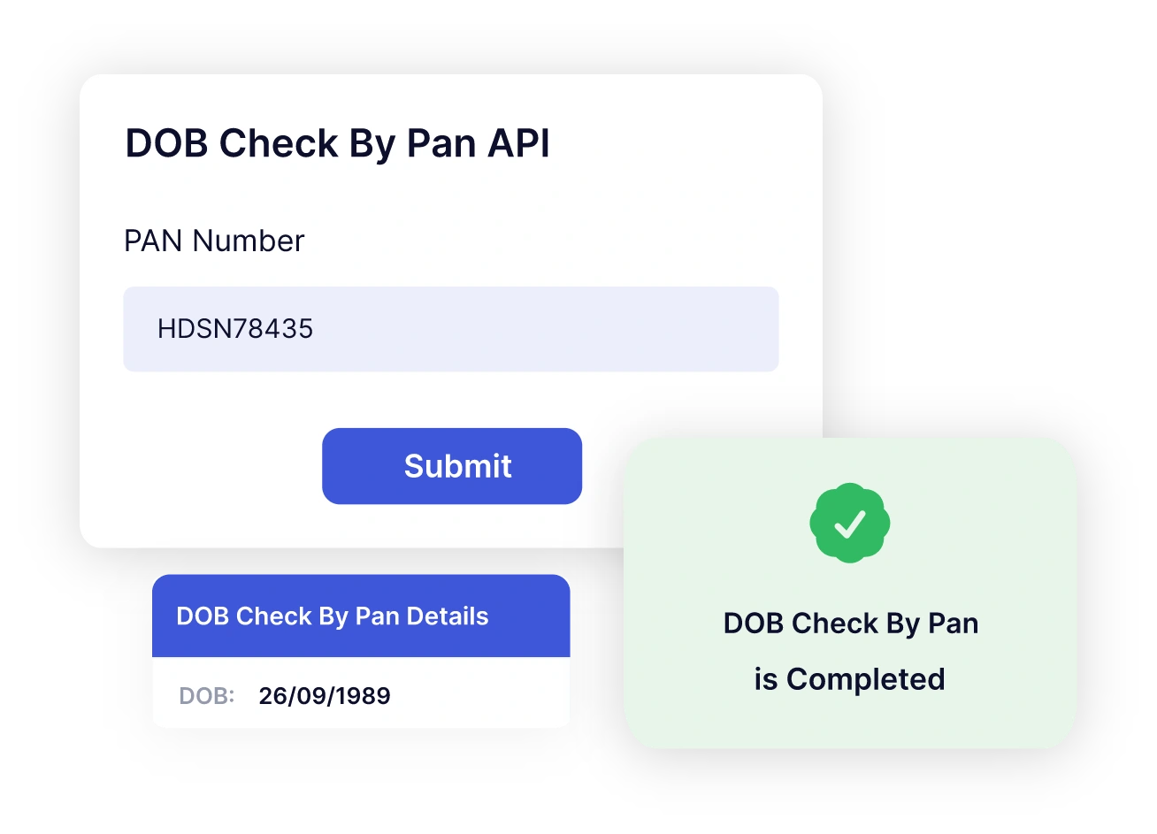 DOB Check By Pan API