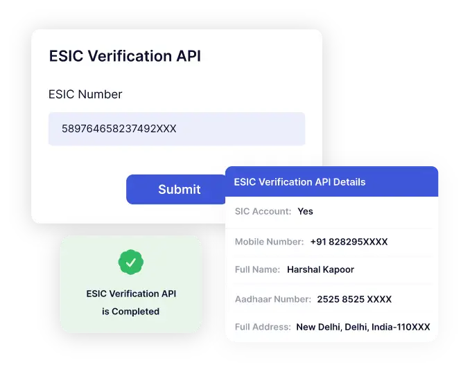 ESIC Verification API