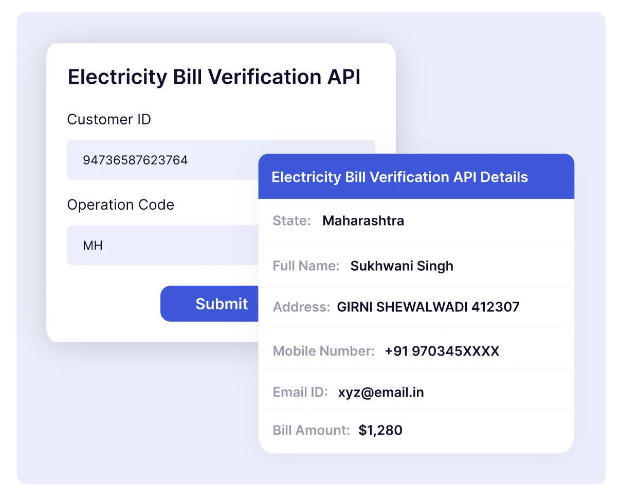 Electricity Bill Verification API Intro Electricity Bill Verification API Intro