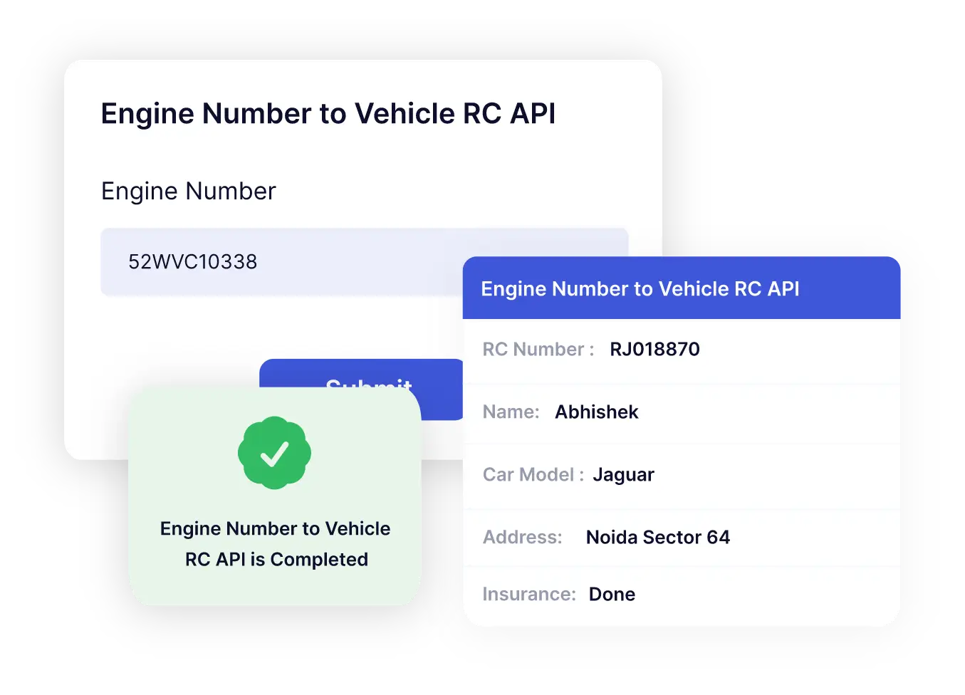 Engine Number to RC API