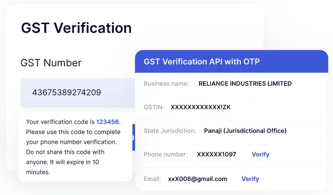 GST Verification with otp GST Verification with otp