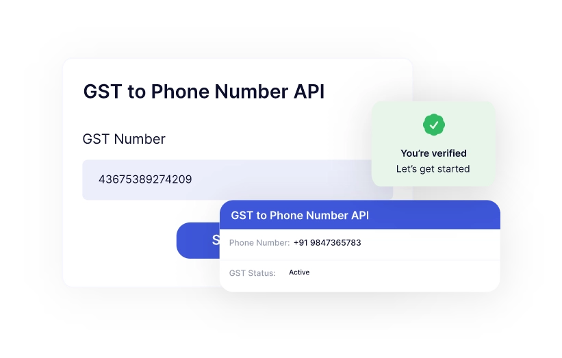 GST to Phone Number API GST to Phone Number API