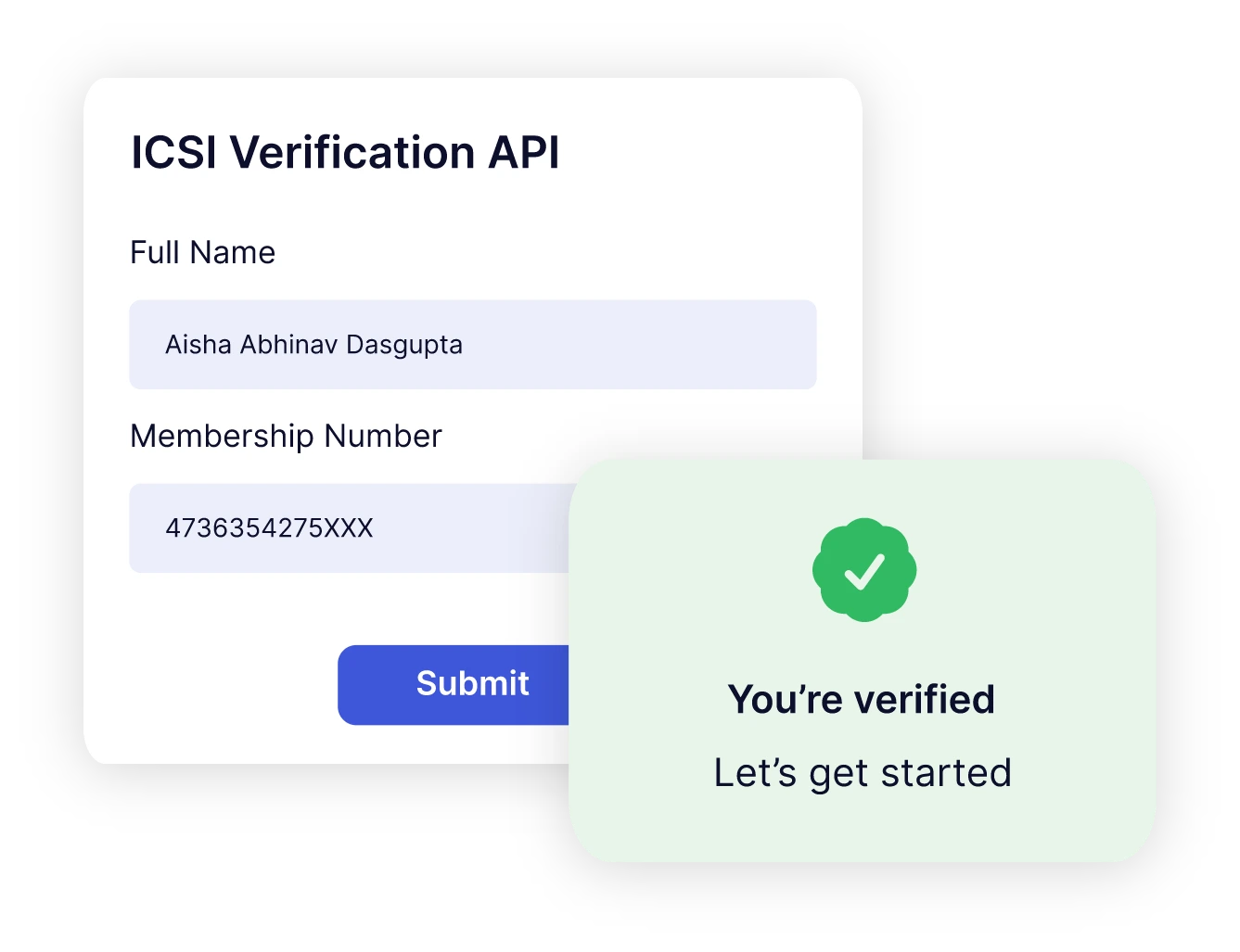 ICSI Verification API Banner
