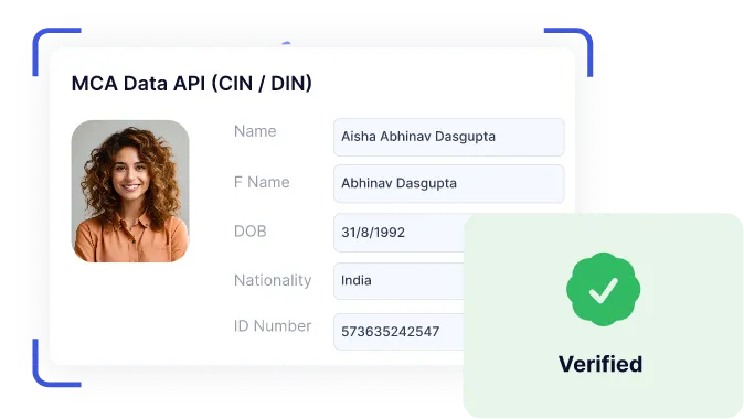MCA DATA API CARD MCA DATA API CARD