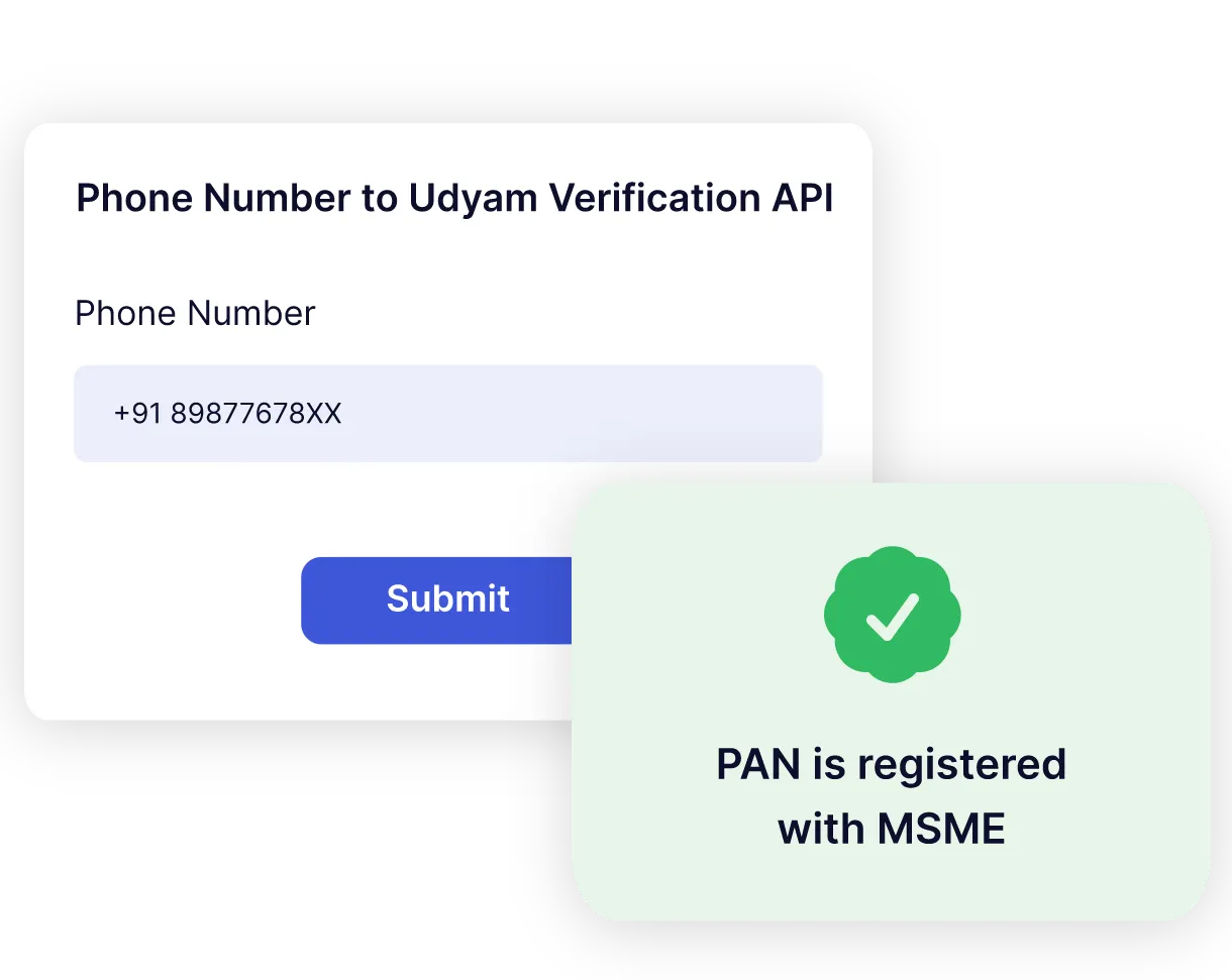 Phone to udyam