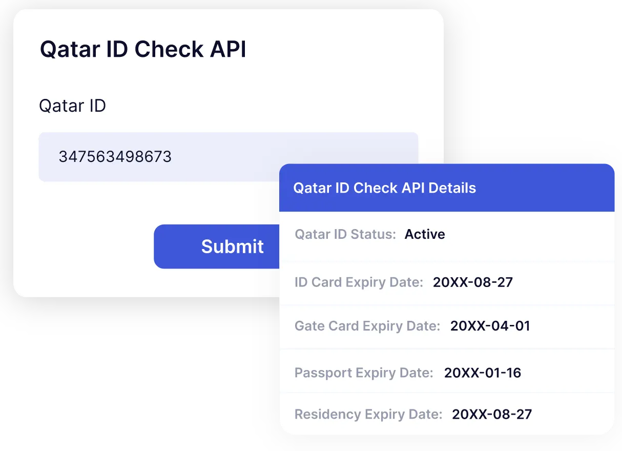 Qatar ID Check