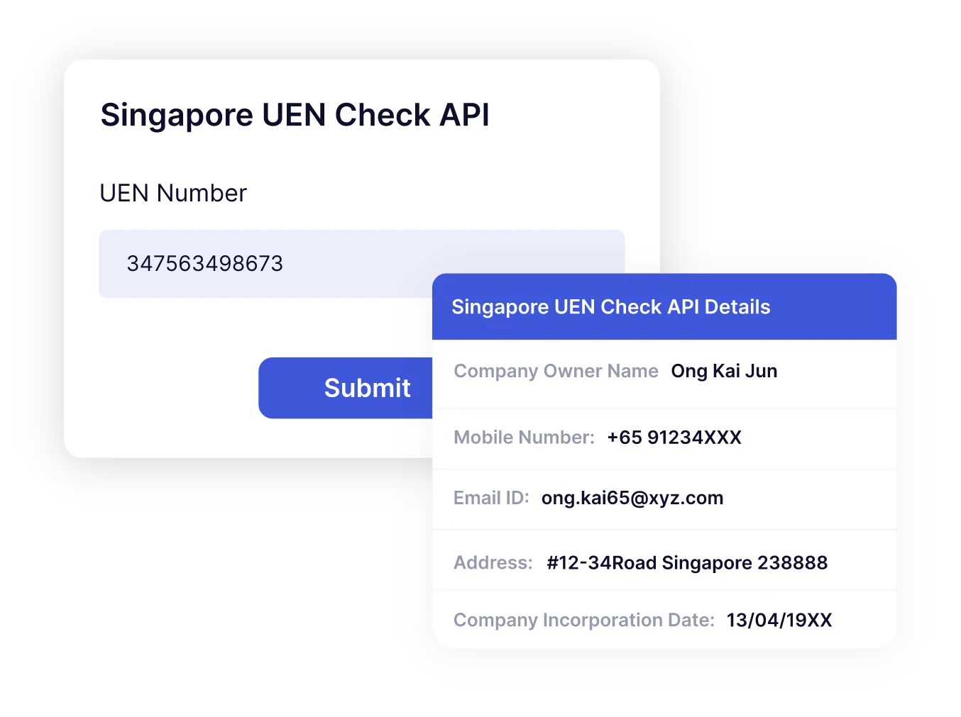 Singapore UEN Check API
