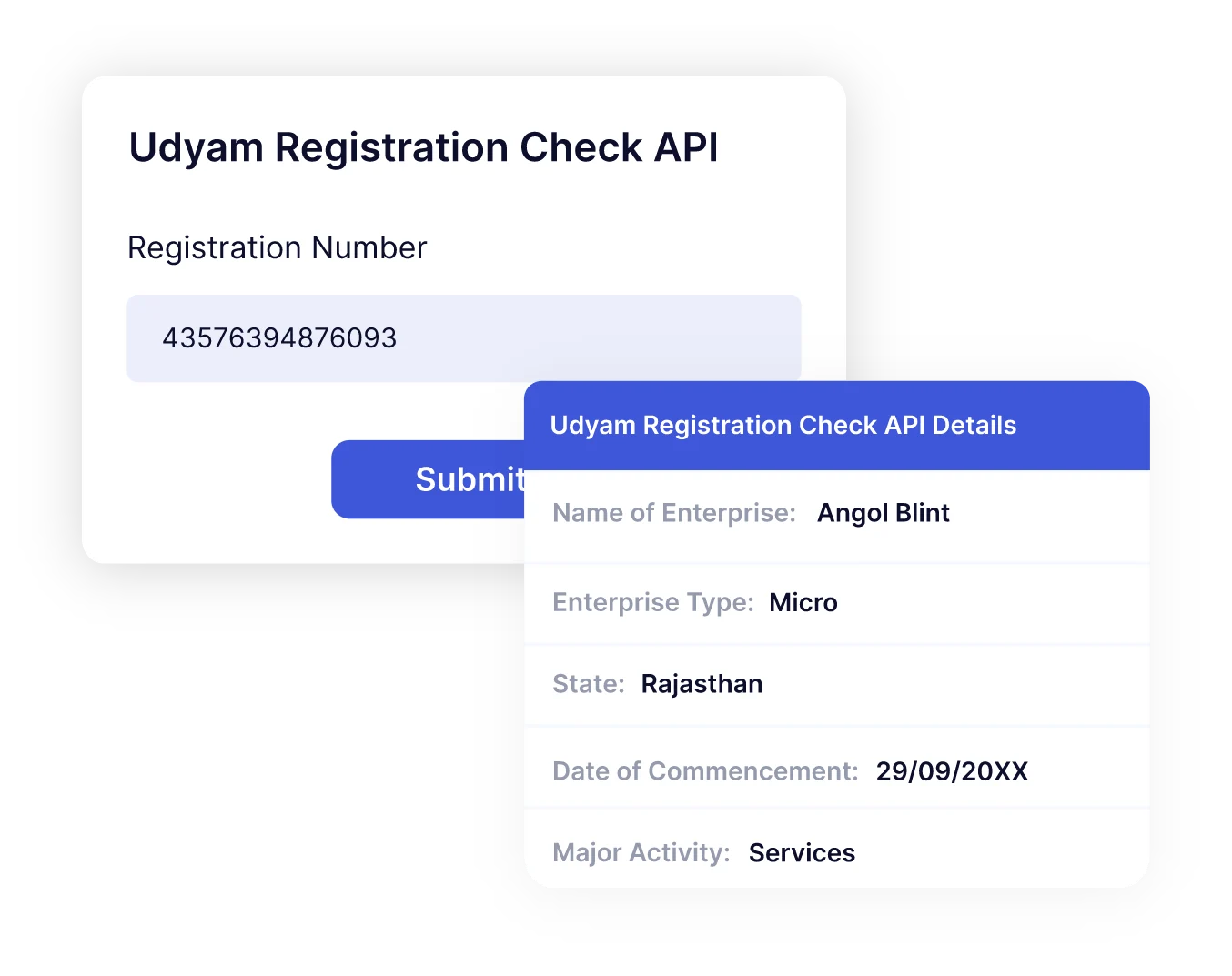 Udyam Registration Check API