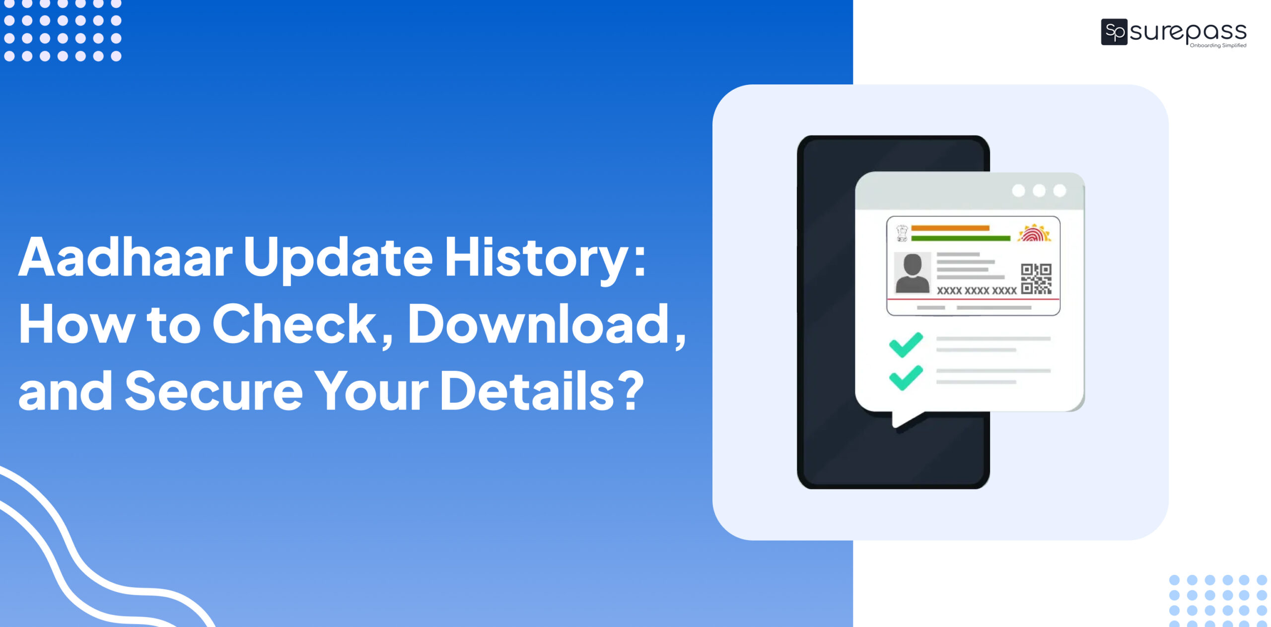 Aadhaar Update History: How to Check, Download, and Secure Your Details? featured image