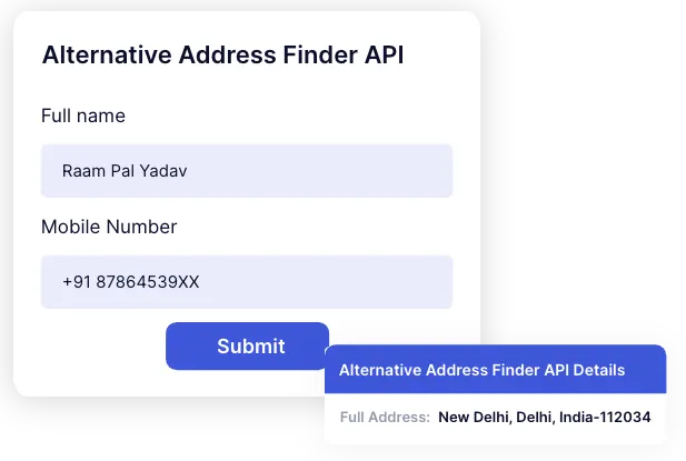 Alternative Address Finder API