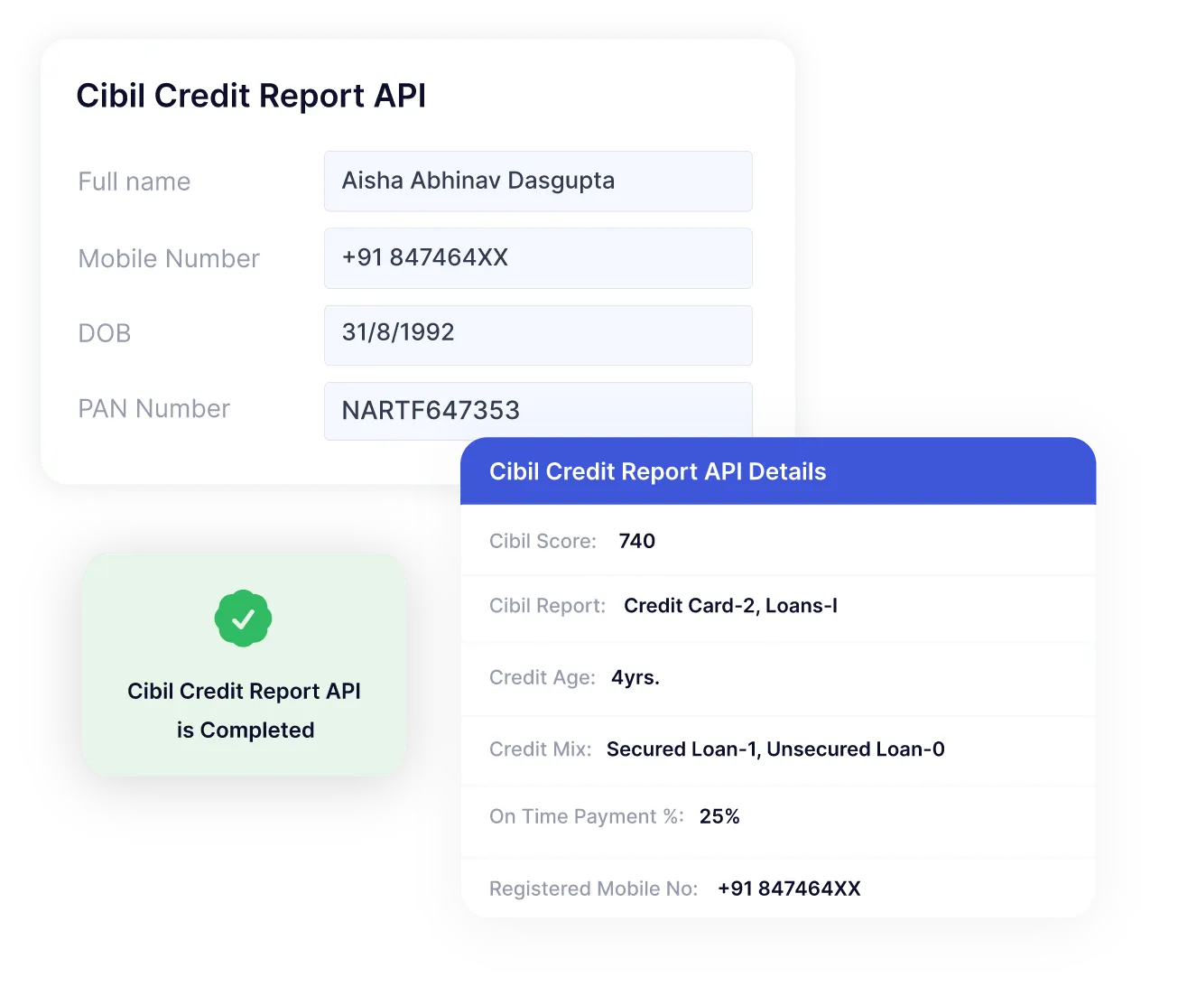 Cibil Credit report api