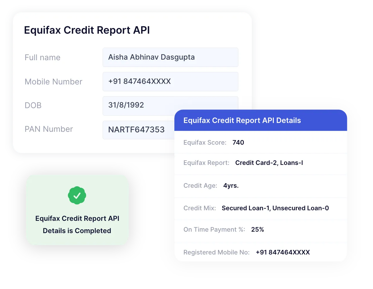 Equifax Credit Report API