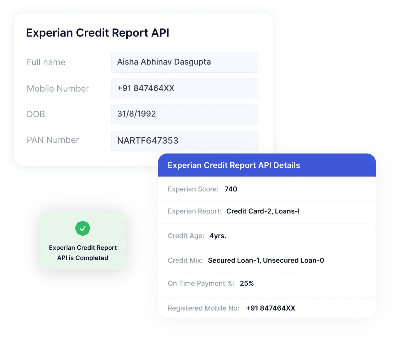 Experian Credit Report API