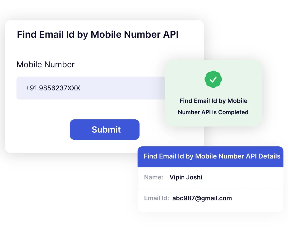 Find EMAIL ID BY mobile number