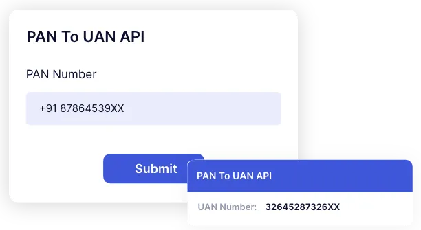 PAN To UAN API