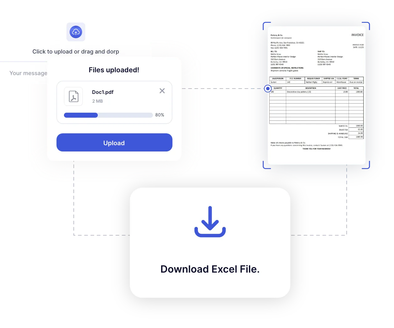 PDF To Excel OCR API