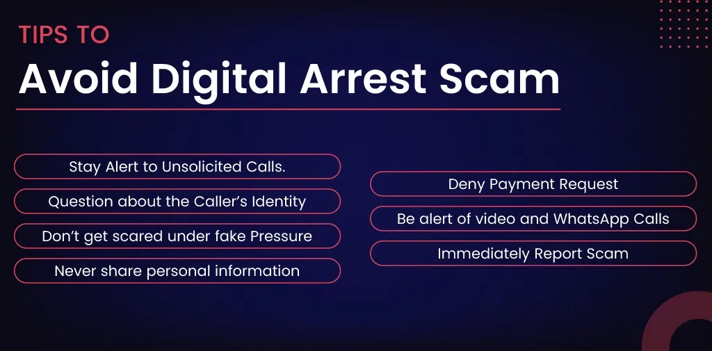 Tips to Avoid Digital Arrest Scam