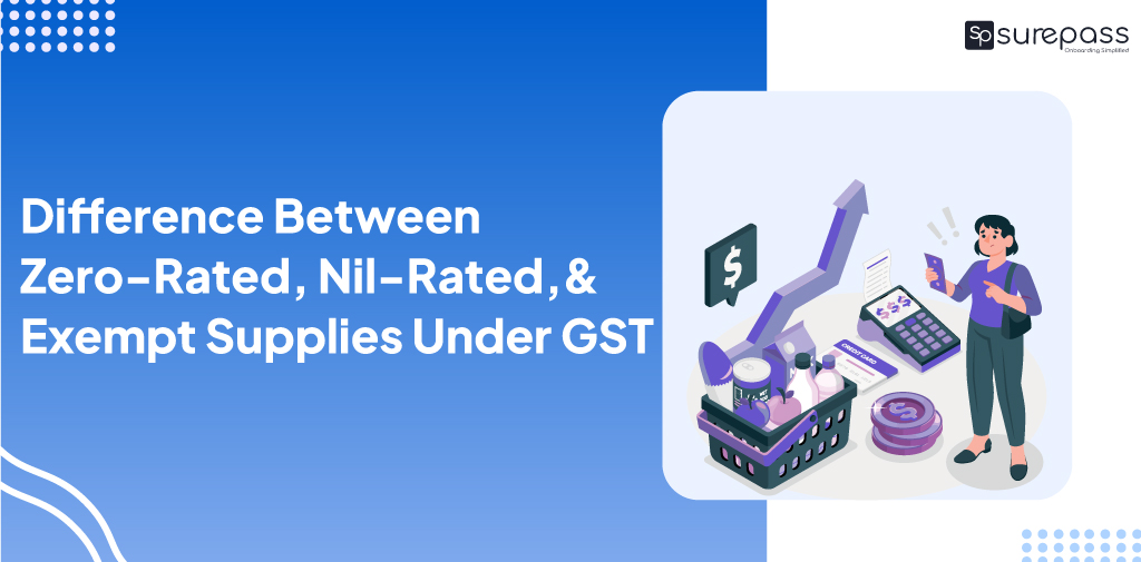 Difference Between Zero-Rated, Nil-Rated, and Exempt Supplies Under GST featured image