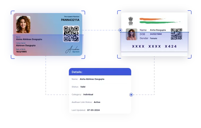 Pancard to Aadhaarcard API