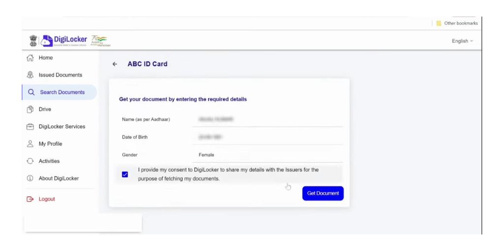 Get ABC ID document