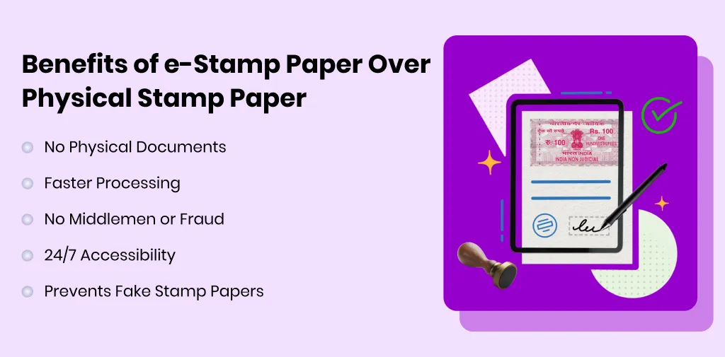 Benefits of e stamp paper