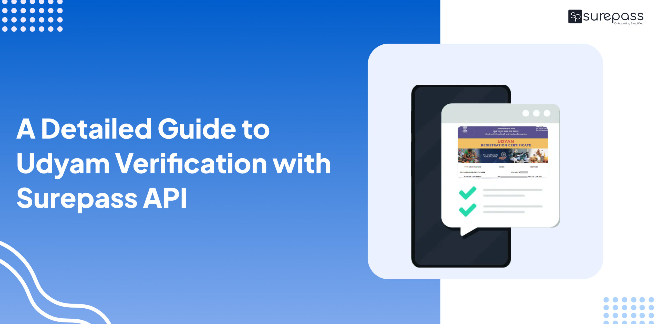 A Detailed Guide to Udyam Verification with Surepass API