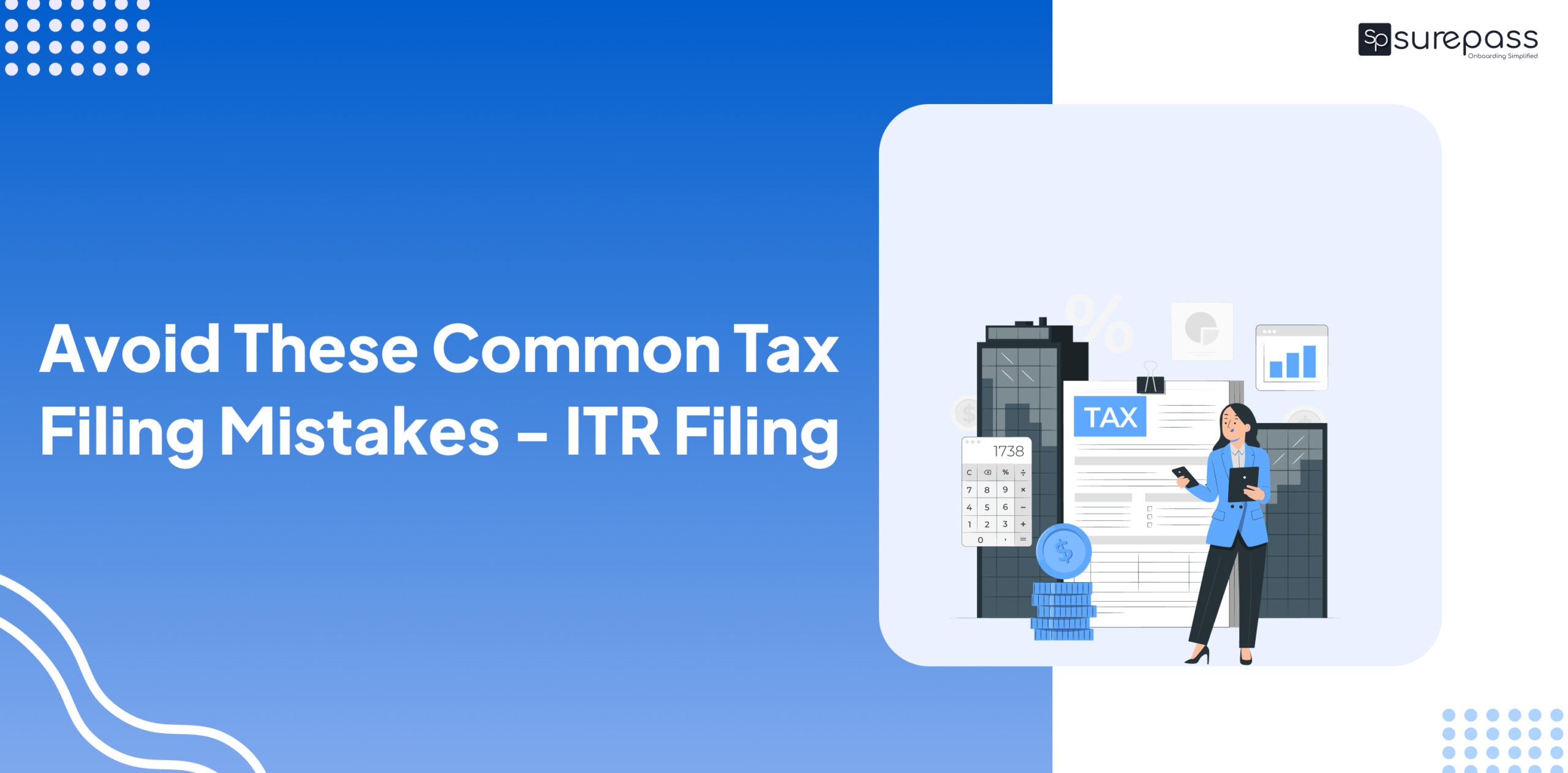 Avoid These Common Tax Filing Mistakes - ITR Filing featured image