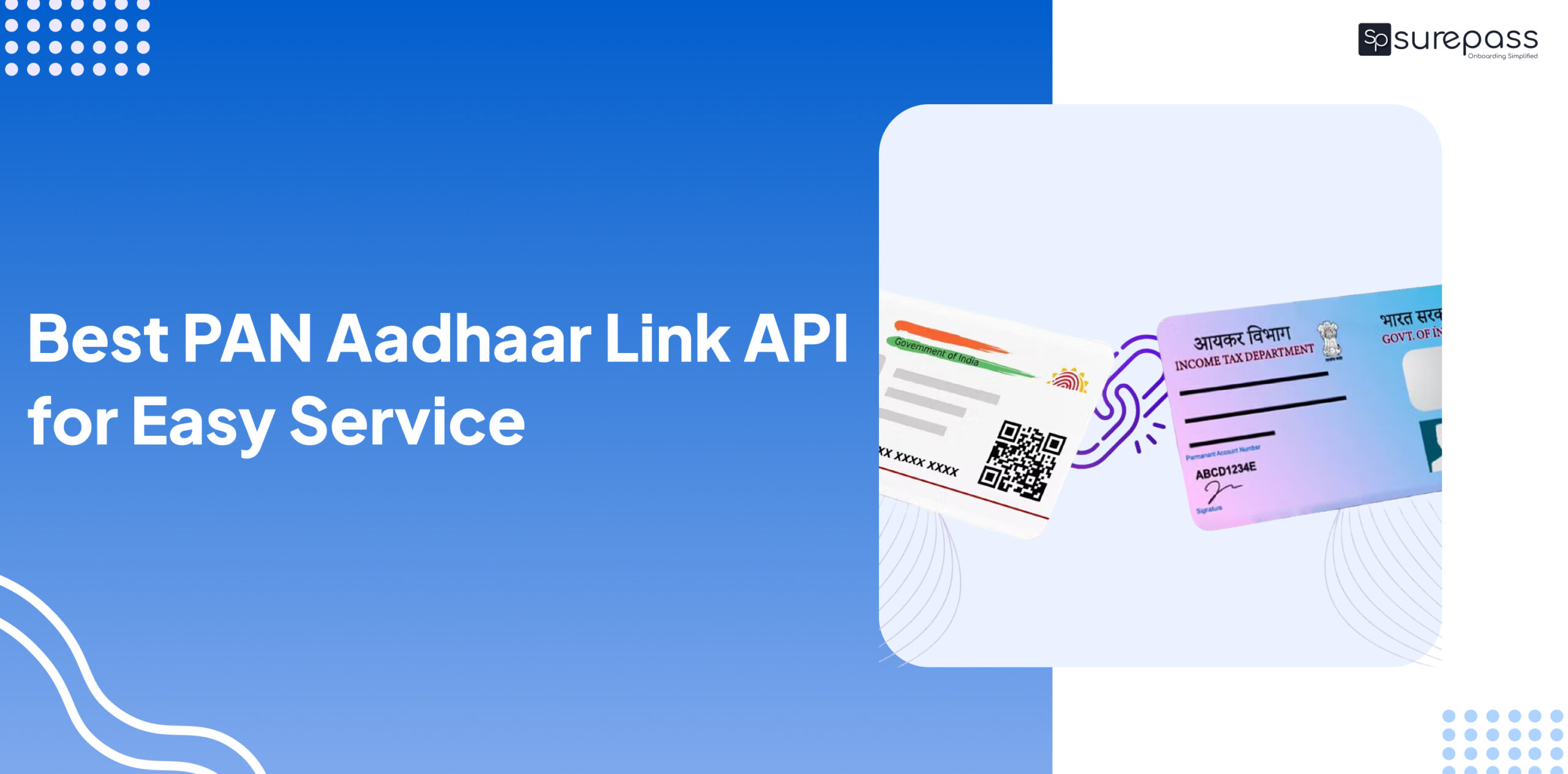 Best PAN Aadhaar Link API for Easy Service featured image