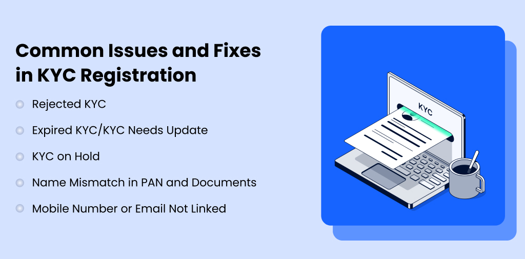 Common issues and fixes in KYC Registration
