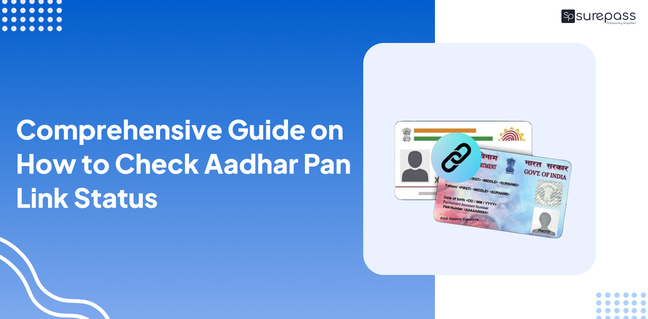 Comprehensive Guide on How to Check Aadhar Pan Link Status featured image