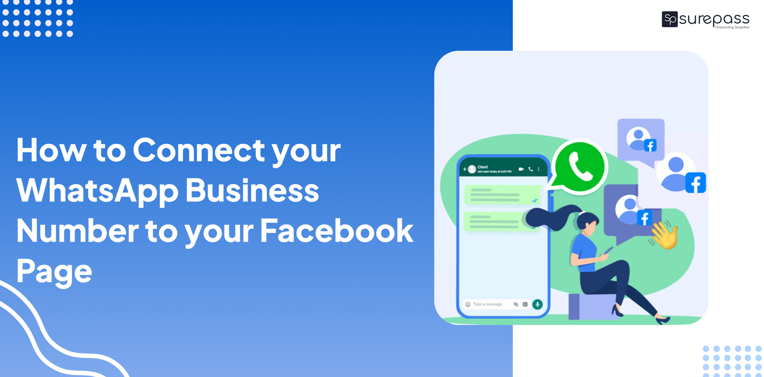How to Connect your WhatsApp Business Number to your Facebook Page featured image