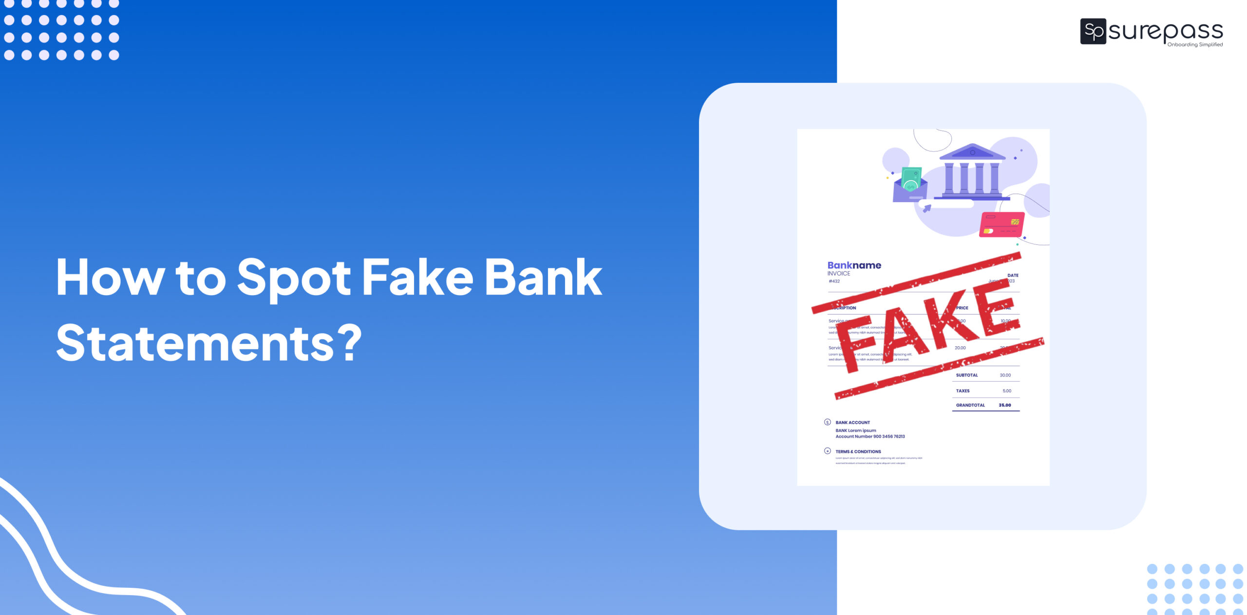 How to Spot Fake Bank Statements? featured image