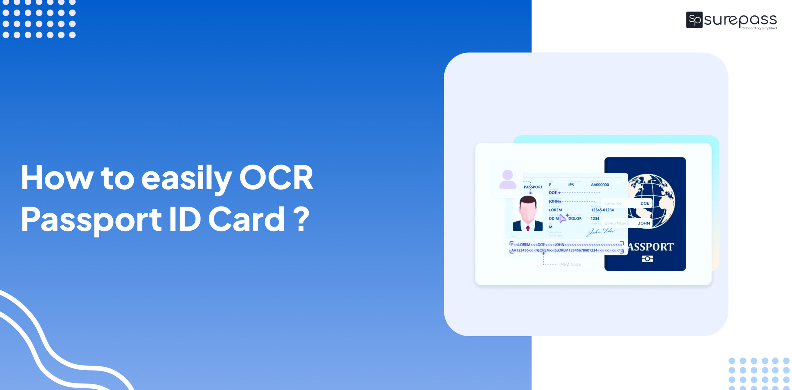 How to easily OCR Passport ID Card ? featured image