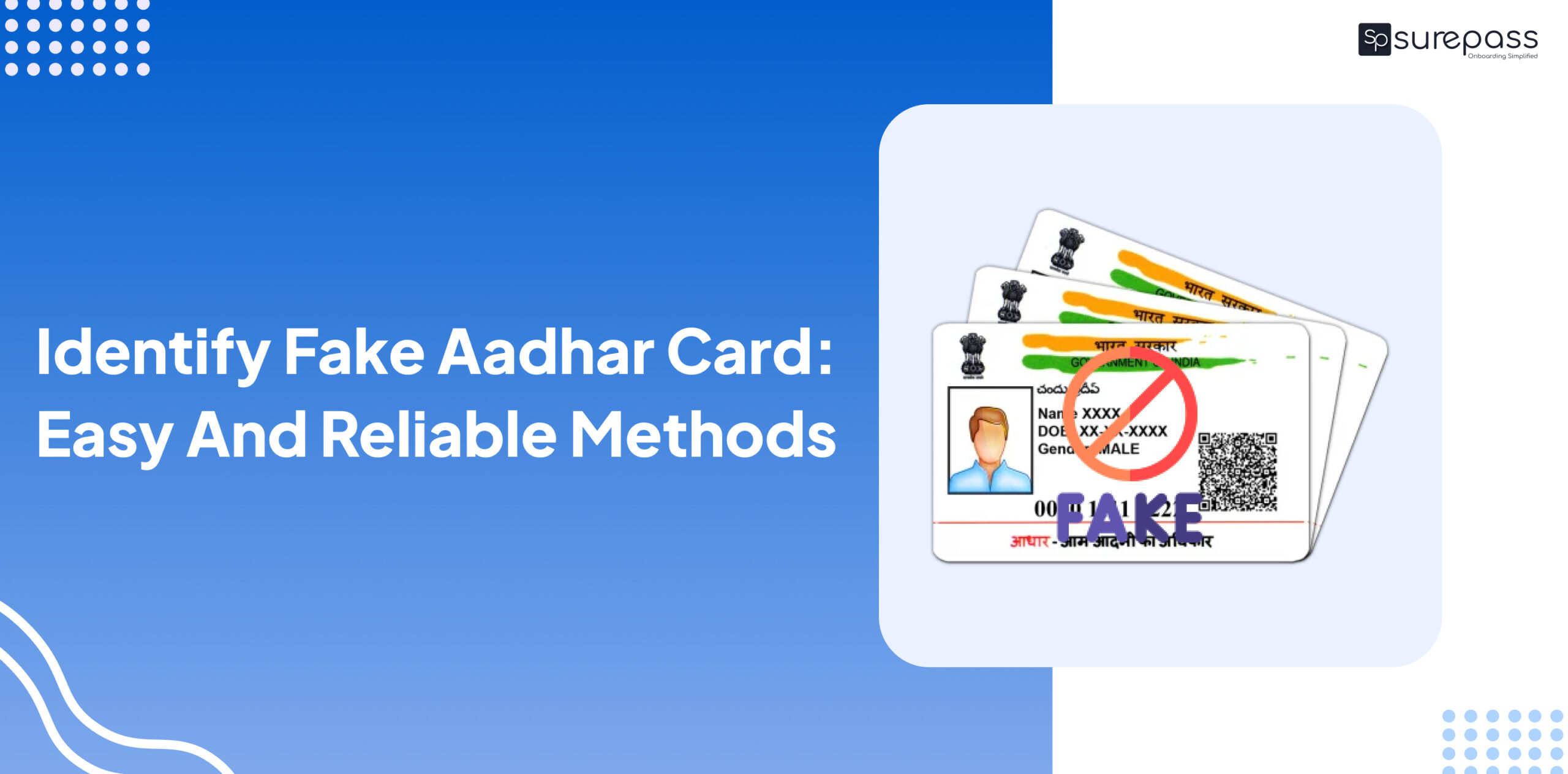 Identify Fake Aadhar Card: Easy And Reliable Methods featured image