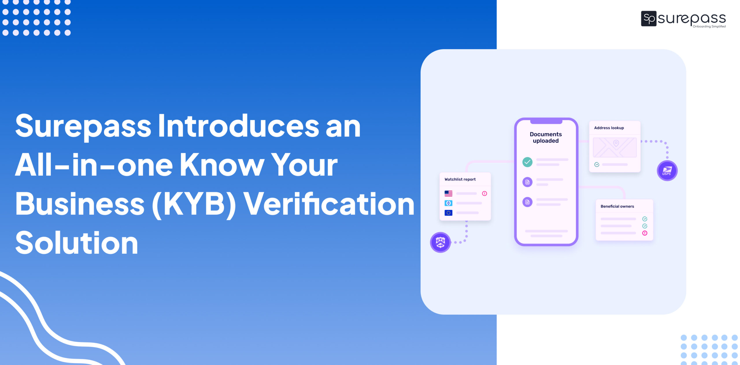 Surepass Introduces an All-in-one Know Your Business (KYB) Verification Solution featured image