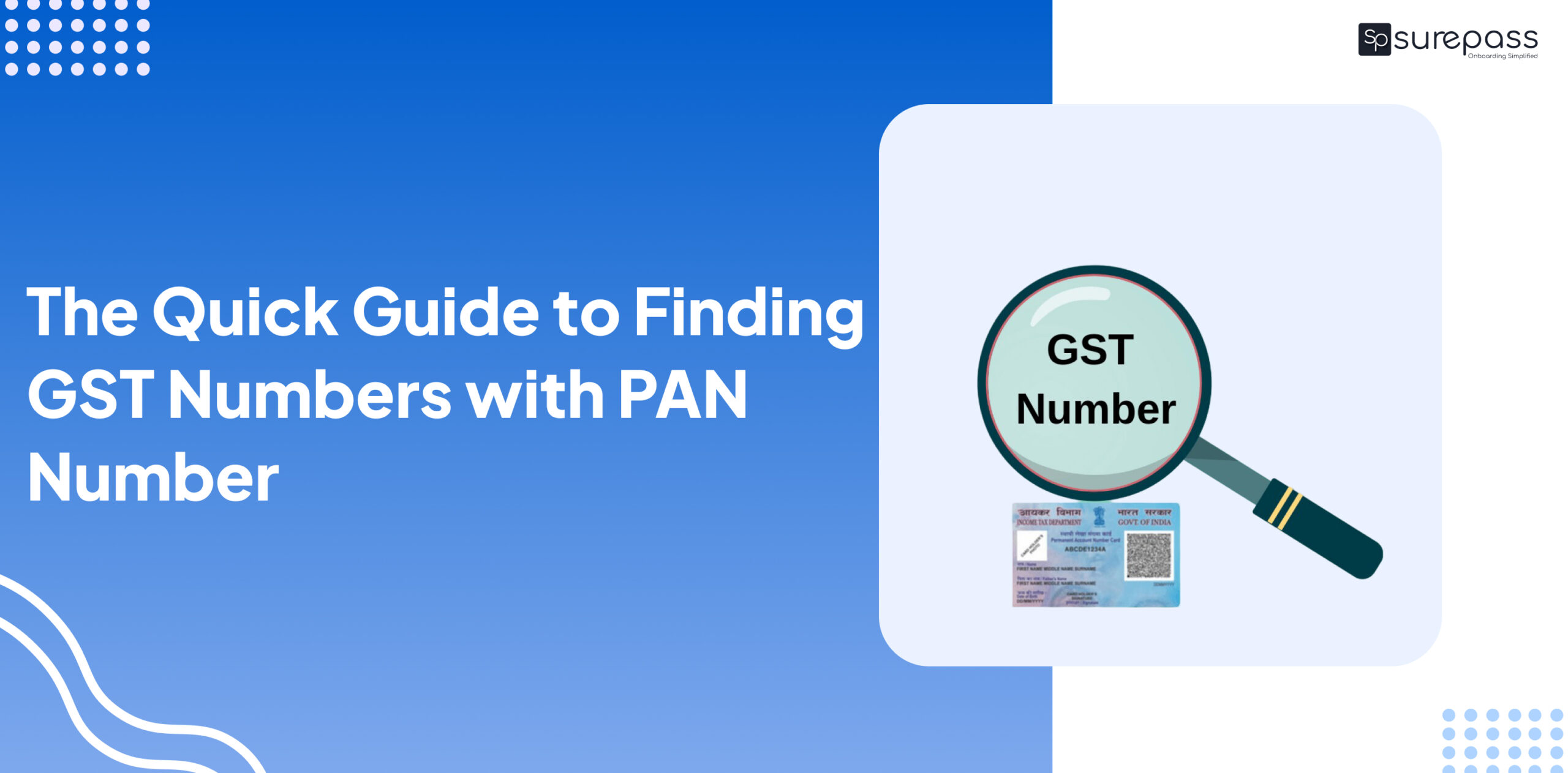 The Quick Guide to Finding GST Numbers with PAN Number featured image