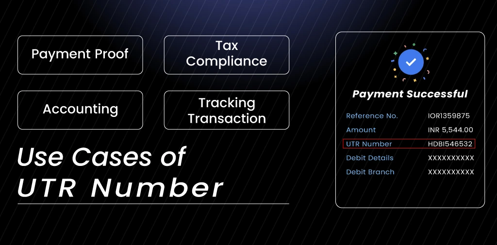Use Case of UTR Number