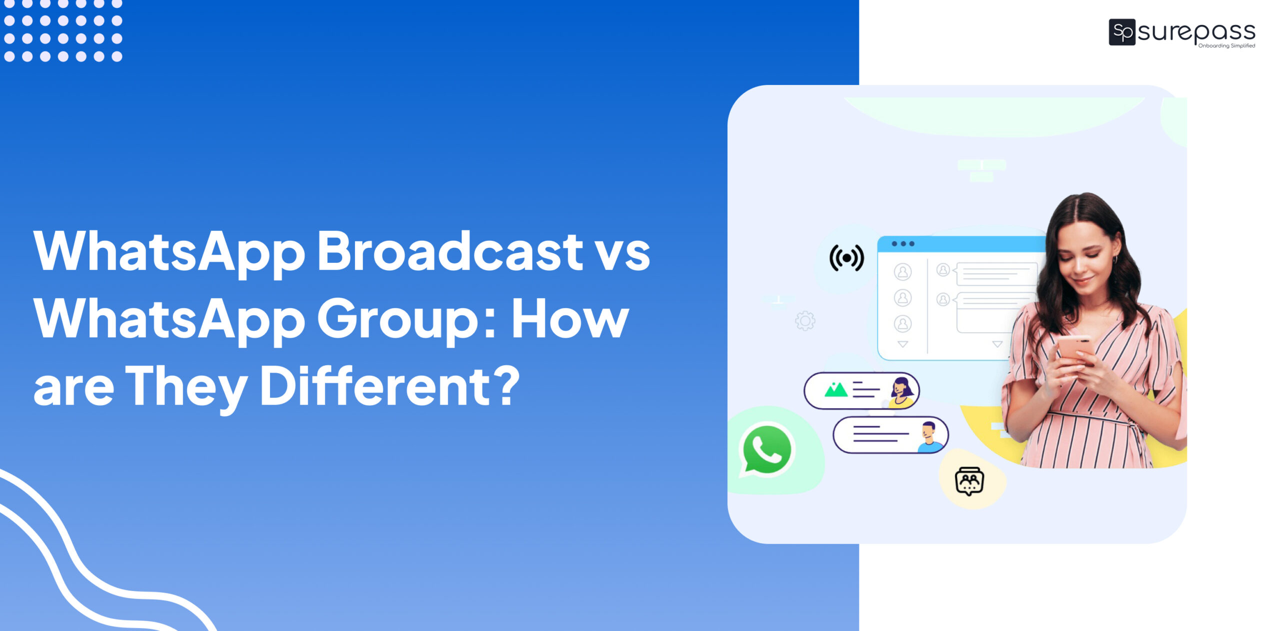 WhatsApp Broadcast vs WhatsApp Group: How are They Different? featured image