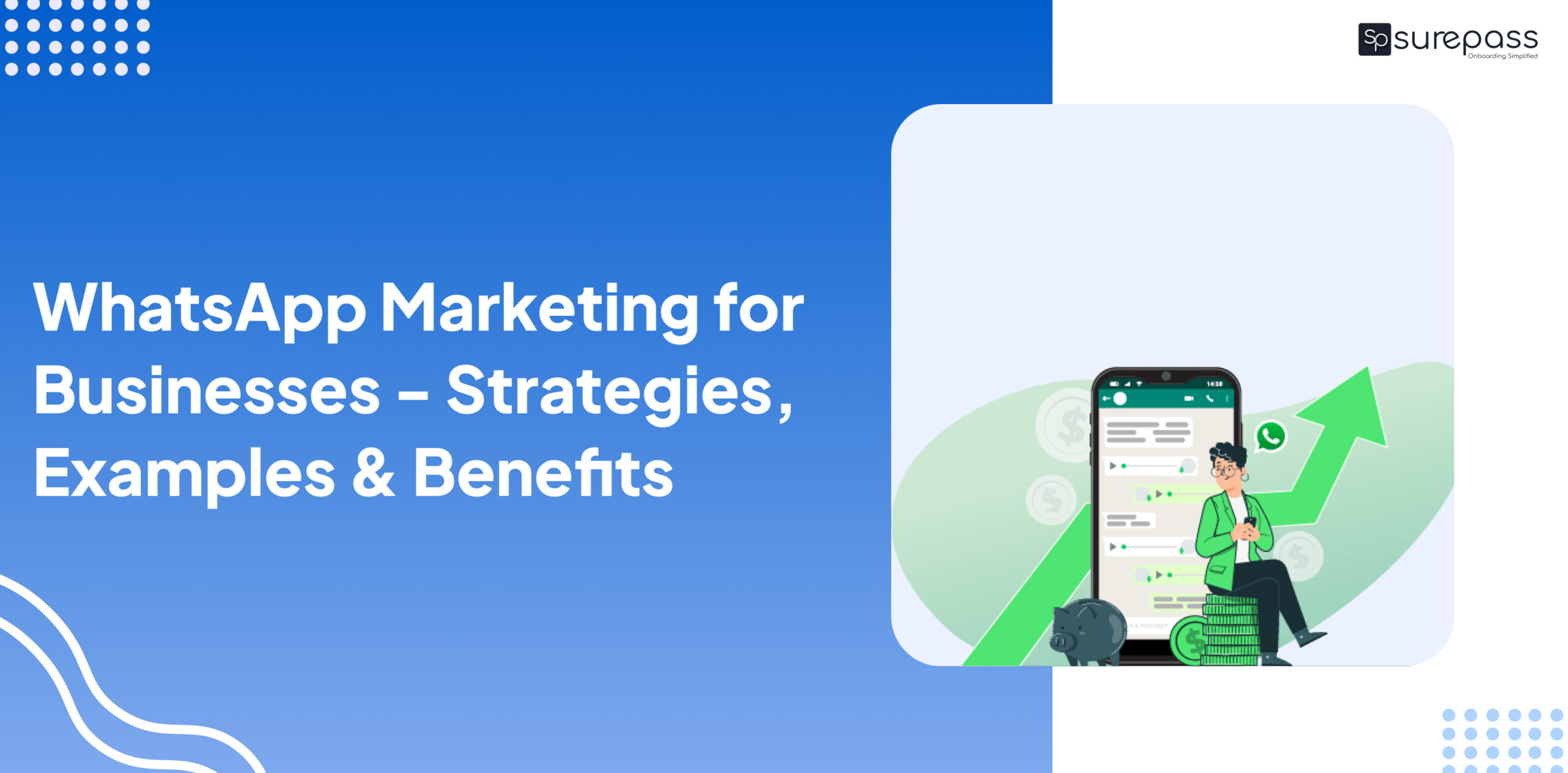 WhatsApp Marketing for Businesses - Strategies, Examples & Benefits featured image