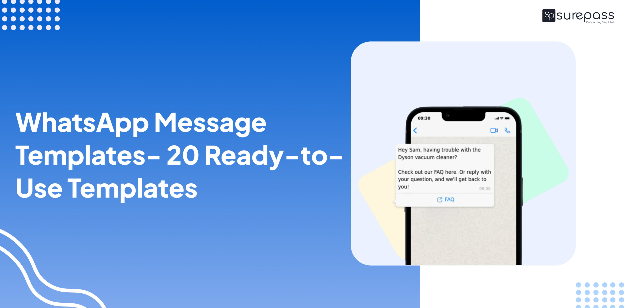 WhatsApp Message Templates- 20 Ready-to-Use Templates featured image