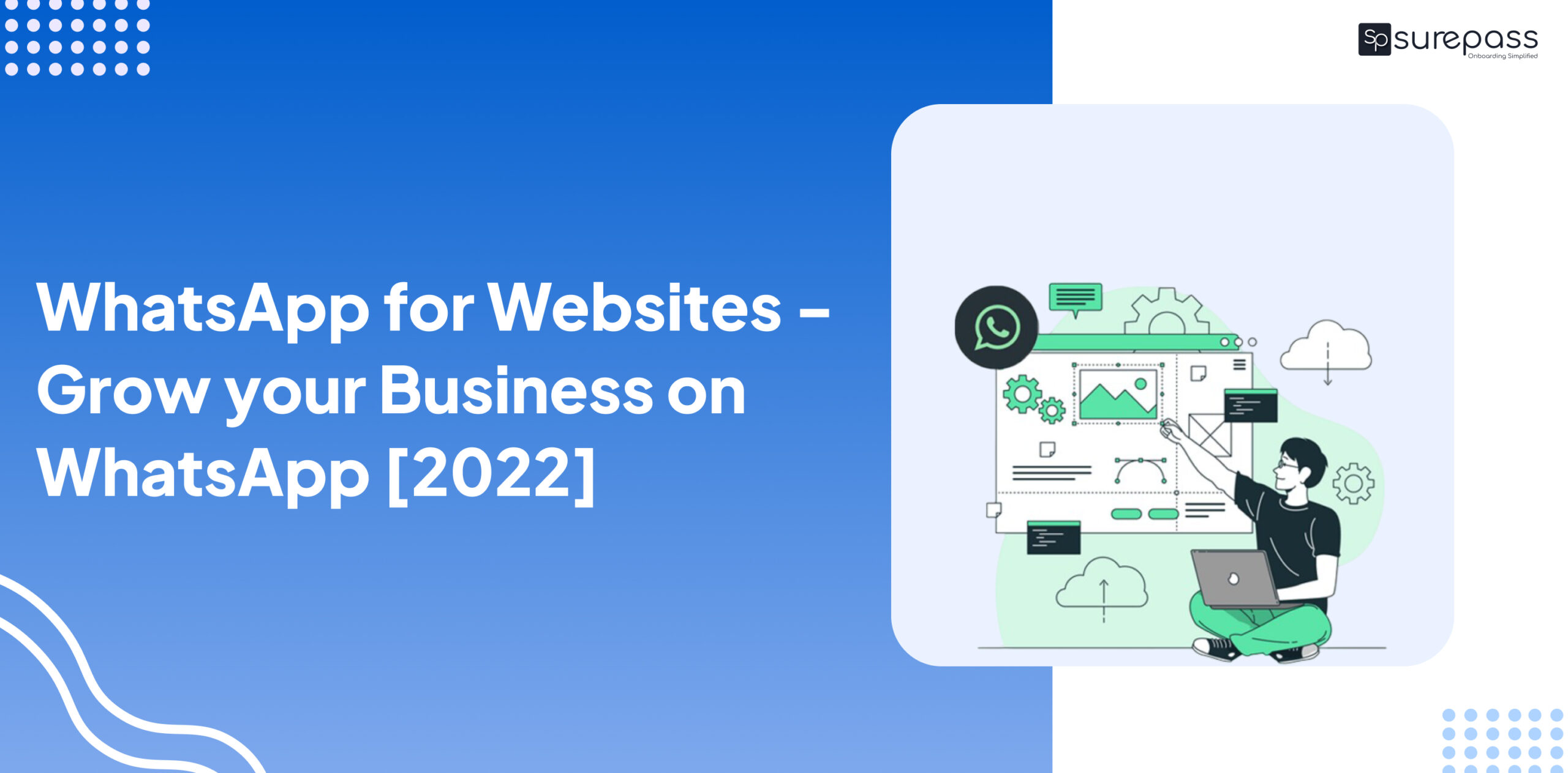 WhatsApp for Websites - Grow your Business on WhatsApp [2022] featured image
